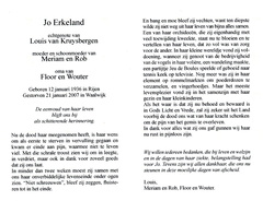 Jo Erkeland- Louis van Kruysbergen