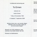 To Ermen André Oomen
