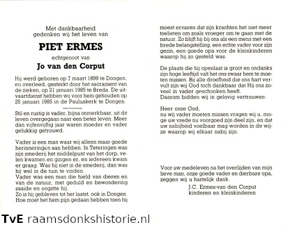 Piet Ermes Jo van den Corput