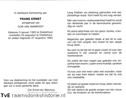 Frans Ernst Cor van Wanrooy