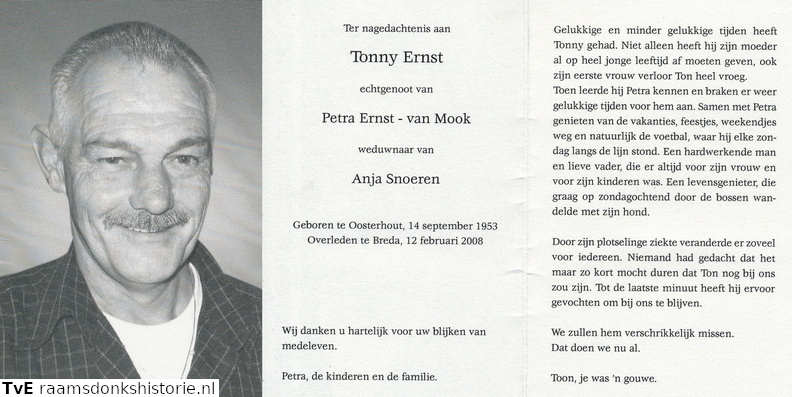 Tonny Ernst Petra van Mook  Anja Snoeren