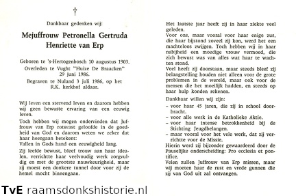 Petronella Gertruda Henriette van Erp