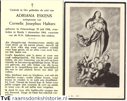 Adriana Eskens Cornelis Josephus Halters