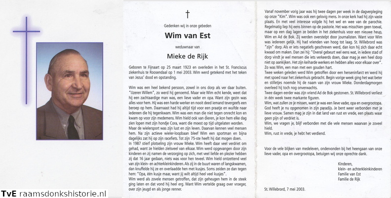 Wim van Est- Mieke de Rijk