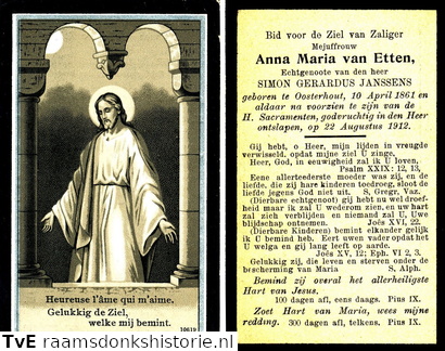 Anna Maria van Etten Simon Gerardus Janssens