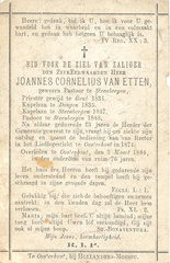 Joannes Cornelius van Etten