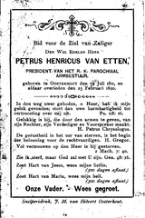 Petrus Henricus van Etten