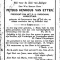 Petrus Henricus van Etten