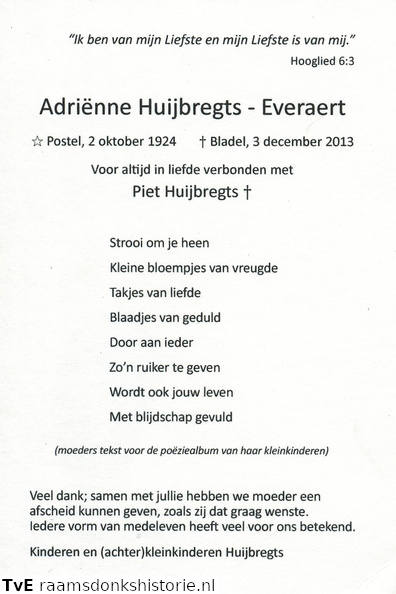 Adriënne Everaert- Piet Huijbregts