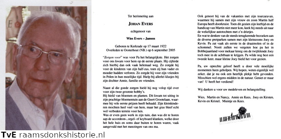 Johan Evers Wies Jansen