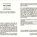 Piet Evers- Toos van Weerelt