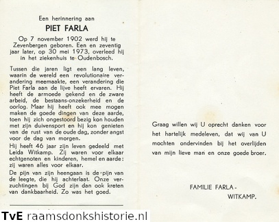 Piet Farla- Leida Witkamp