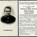 Euphemia Maria Fassaert- Petrus Verhaegen - Jacobus de Wit