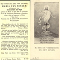 Maria van Fessem- Eustatius de Wijs