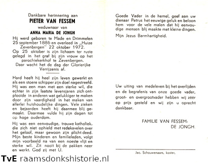 Pieter van Fessem- Anna Maria de Jongh