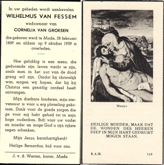 Wilhelmus van Fessem- Cornelia van Groesen