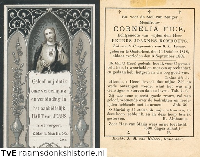 Cornelia Fick- Petrus Joannes Rombouts