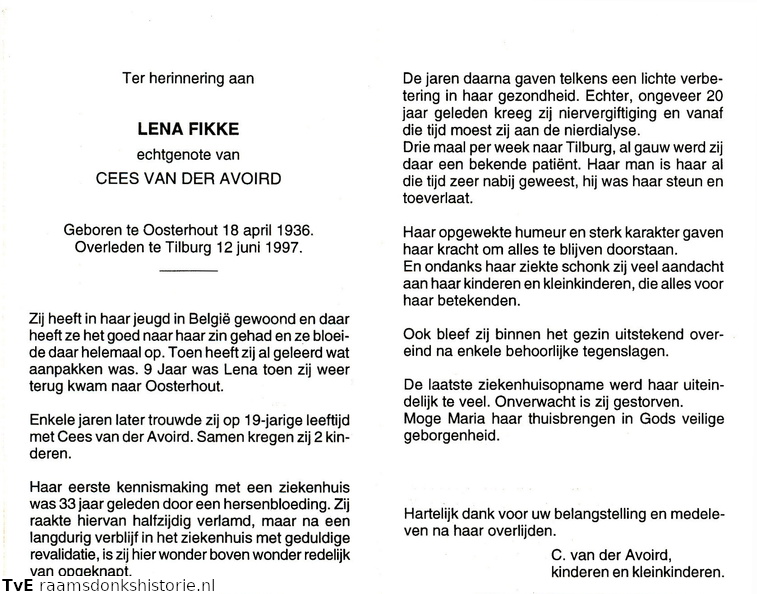 Lena Fikke- Cees van der Avoird