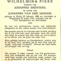 Wilhelmina Fikke- Johannes Brenters- Johannes van der Sanden