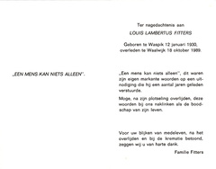 Louis Lambertus Fitters