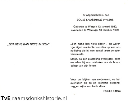 Louis Lambertus Fitters
