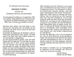 Adriana Flipsen- Adrianus Petrus van der Made