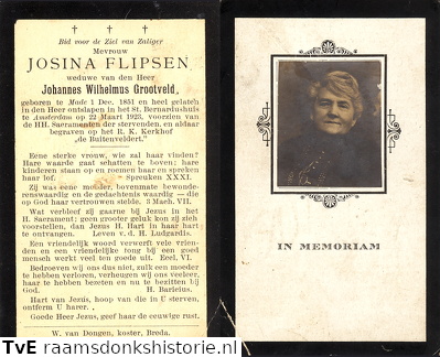 Josina Flipsen- Johannes Wilhelmus Grootveld