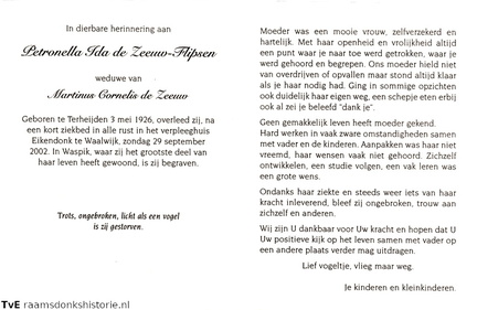 Petronella Ida Flipsen- Martinus Cornelis de Zeeuw