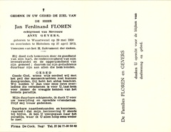 Jan Ferdinand Floren- Anny Gevers