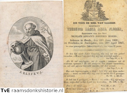 Theresia Maria Anna Floren- Nicolaus Adrianus Josephus Segers