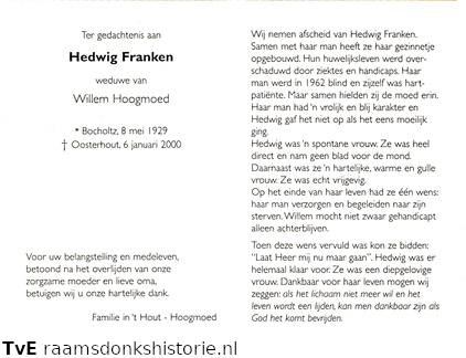Hedwig Franken- Willem Hoogmoed