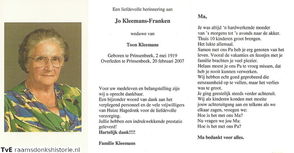 Jo Franken- Toon Kleemans