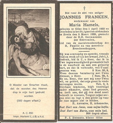 Joannes Franken- Maria Hamels