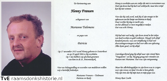 Henny Fransen- Marianne Tielemans