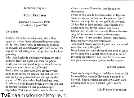 John Fransen- Anjo Marijnissen