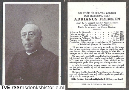 Adrianus Frenken- priester