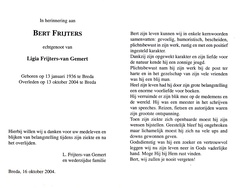 Bert Frijters- Ligia van Gemert