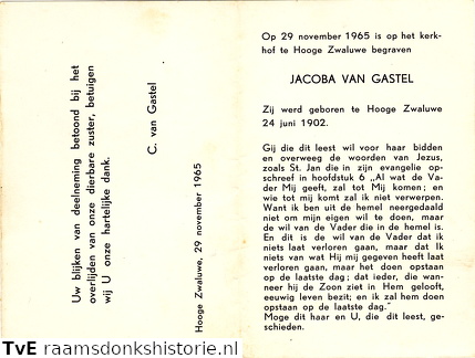 Jacoba van Gastel