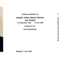 Joseph Johan Marie Antonie van Gastel- Erna Schützner