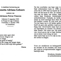 Antonetta Adriana Geboers- Adrianus Petrus Vissers