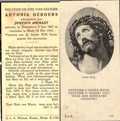 Antonia Geboers- Josephus Anemaat