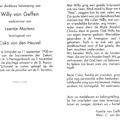 Willy van Geffen- (vr) Ciska van den Heuvel- Leentje Martens