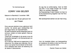 Corry van Gelder- Jan Frissen