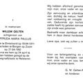 Willem Gelten- Geertruda Maria Paulus