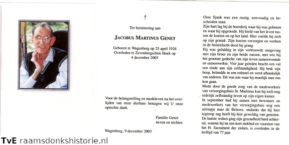 Jacobus Martinus Genet