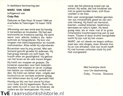 Marc van Genk- Coby Rek