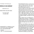 Cornelis van Gennip- Adriana Maria van der Made
