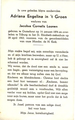 Adriana Engelina in t Groen Jacobus Cornelis Loonen