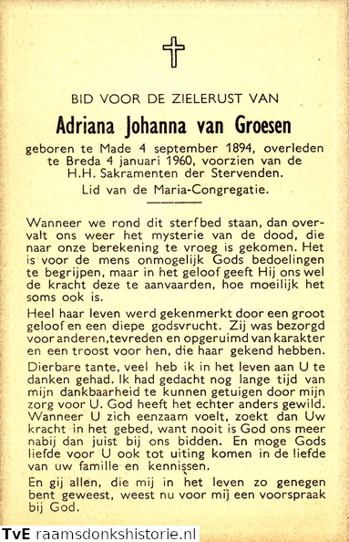 Adriana Johanna van Groesen