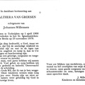 Walthera van Groesen Johannes Willemsen